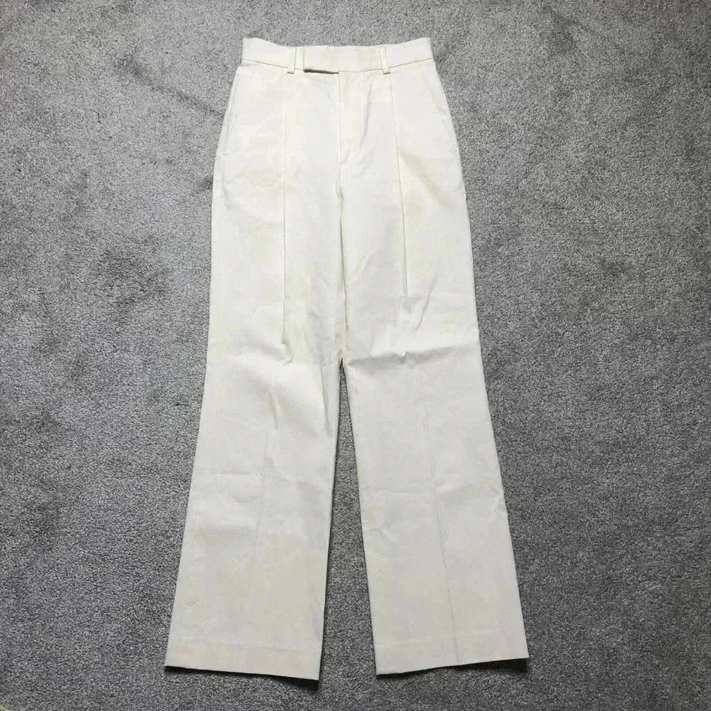 Aewen Matoph Pants High Waist Ivory Made in Japan